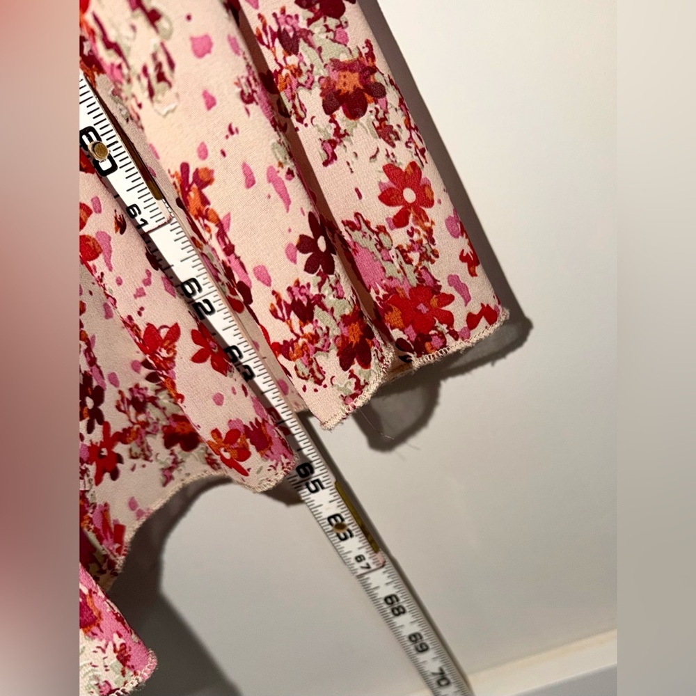 🌸 Böhme Floral Smocked Tiered Maxi Dress - Puff Sleeve - S - Picture 8 of 16